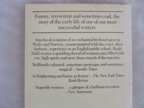 THREE GREAT AUTOBIOGRAPHICAL BOOKS - ROALD DAHL (PAPERBACKS)