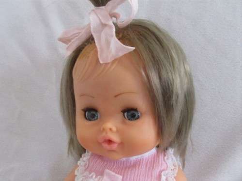 A LOVELY VINTAGE DOLL WITH THE SWEETEST FACE AND SEPARATE TOES!