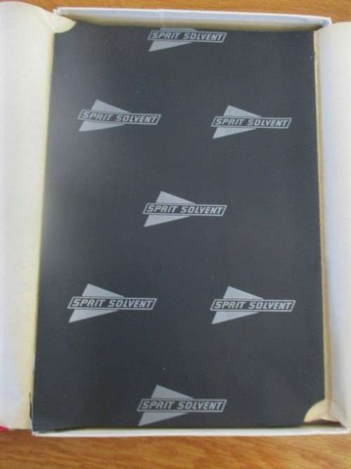A BOX OF VINTAGE PATERSON-FRANCE CARBON PAPER - BLACK - 140 SHEETS