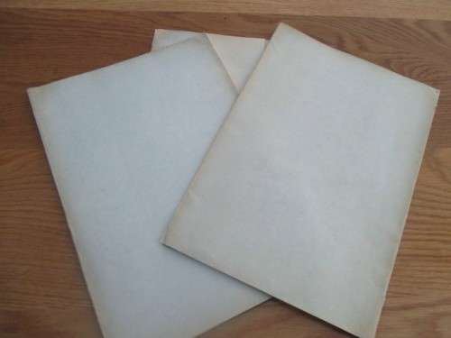 A BOX OF VINTAGE PATERSON-FRANCE CARBON PAPER - BLACK - 140 SHEETS