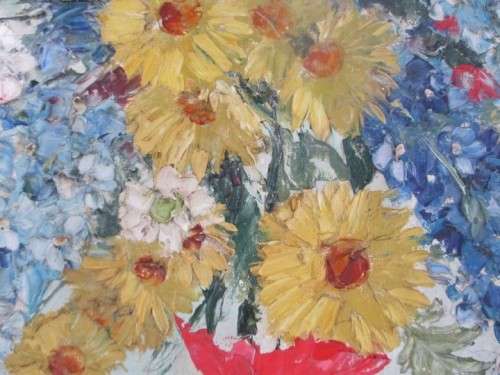 VINTAGE/ANTIQUE - STUNNING ORIGINAL OIL PAINTING BY RENOWNED BRITISH ARTIST ELIZABETH BRIDGE