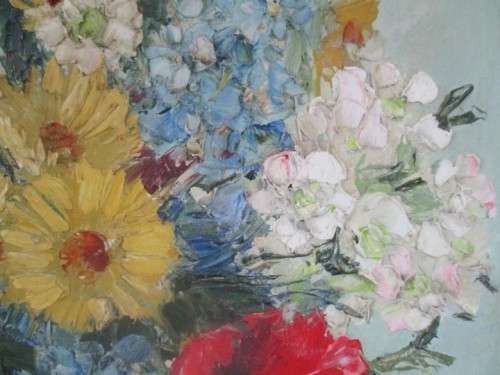VINTAGE/ANTIQUE - STUNNING ORIGINAL OIL PAINTING BY RENOWNED BRITISH ARTIST ELIZABETH BRIDGE