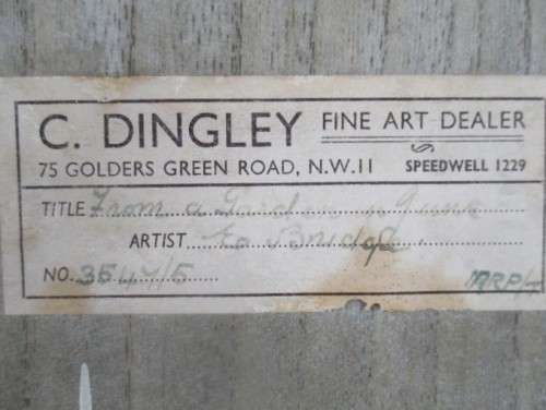 VINTAGE/ANTIQUE - STUNNING ORIGINAL OIL PAINTING BY RENOWNED BRITISH ARTIST ELIZABETH BRIDGE