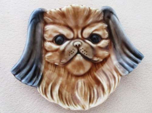 VERY RARE VINTAGE WADE, ENGLAND PEKINGESE PIN DISH