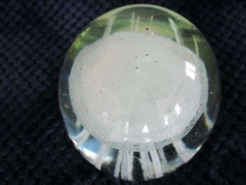 FOR DESIREE ONLY - AN EXQUISITE LARGE GLASS PAPERWEIGHT WITH JELLYFISH DESIGN