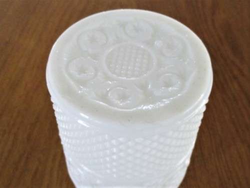 LARGE MILK GLASS DRINKING GLASS