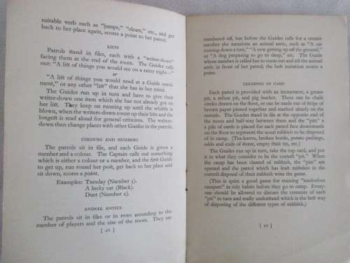 A RARE COLLECTABLE - 1930 SOFT COVER - A GAMES BOOK FOR GUIDERS AND GUIDES BY H.B. DAVIDSON