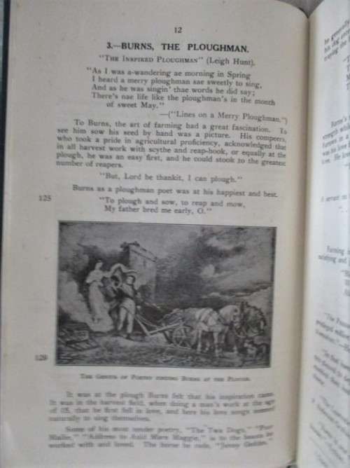1945 HARD COVER - BRITHERS A` - A MINUTE A DAY WITH BURNS - BY PETER ESSLEMONT