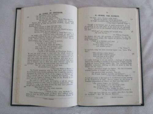1945 HARD COVER - BRITHERS A` - A MINUTE A DAY WITH BURNS - BY PETER ESSLEMONT