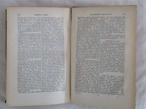 1863 - AN EARLY "CHEAP EDITION" OF CHARLES DICKENS - AMERICAN NOTES FOR GENERAL CIRCULATIONN