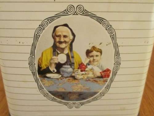 VINTAGE MAZAWATTEE TEA TIN - A REALLY OLD PRE-BARCODE ONE!