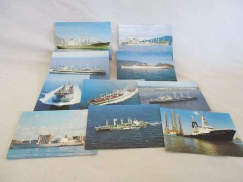 A BATCH OF TEN PRE-1980 SAFMARINE POSTCARDS OF S.A.SHIPS (WHEN HARARE WAS STILL SALISBURY)  - UNUSED