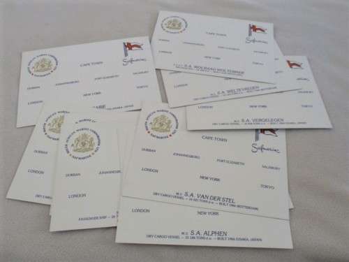 A BATCH OF TEN PRE-1980 SAFMARINE POSTCARDS OF S.A.SHIPS (WHEN HARARE WAS STILL SALISBURY)  - UNUSED