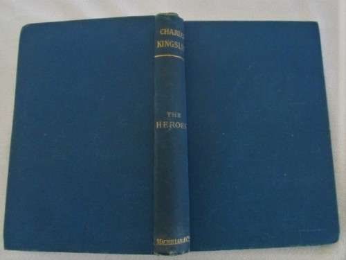 1879 HARD COVER - GREEK FAIRY TALES - THE HEROES BY CHARLES KINGSLEY (AUTHOR OF THE WATER BABIES)