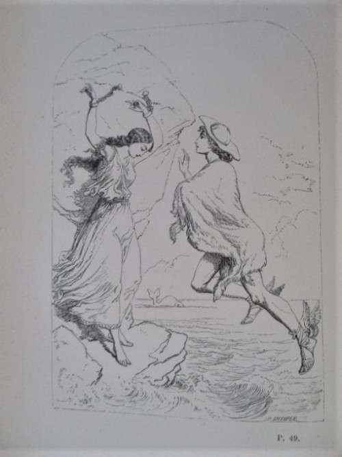 1879 HARD COVER - GREEK FAIRY TALES - THE HEROES BY CHARLES KINGSLEY (AUTHOR OF THE WATER BABIES)