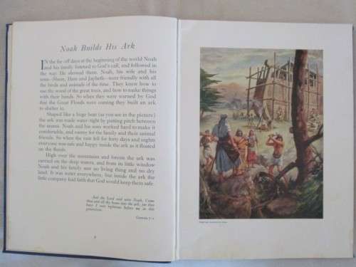 1955 HARD COVER - THE GREAT PROMISE BY MARY MILLER - PICTURE STORIES OF THE OLD TESTAMENT