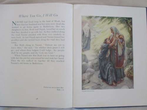 1955 HARD COVER - THE GREAT PROMISE BY MARY MILLER - PICTURE STORIES OF THE OLD TESTAMENT