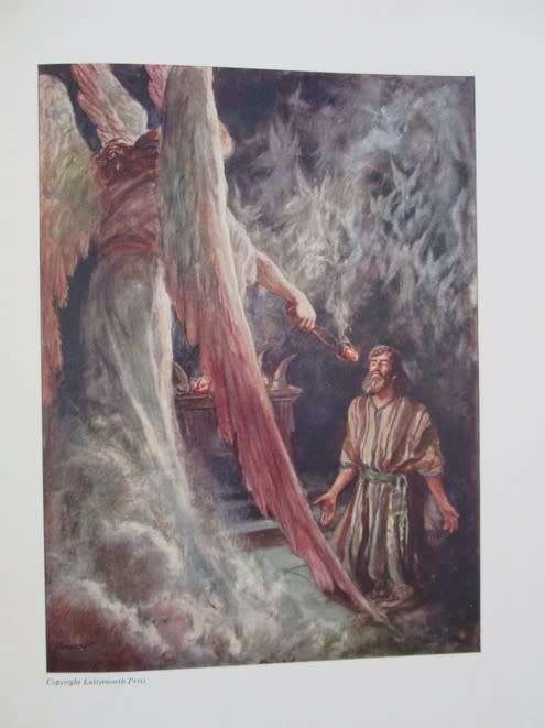 1955 HARD COVER - THE GREAT PROMISE BY MARY MILLER - PICTURE STORIES OF THE OLD TESTAMENT