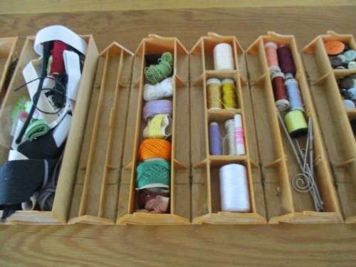 THE BEST EVER ROLL-UP STORAGE CONTAINER/ SEWING "BASKET" OUT (WON'T PART WITH MINE!)