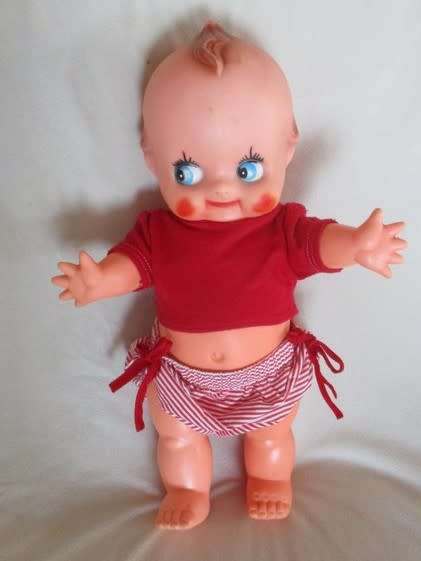 FOR ELIWAR 4960 ONLY - ADORABLE LARGE ROSY-CHEEKED VINTAGE KEWPIE - 39CM TALL