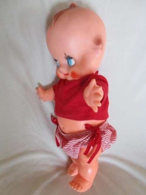 FOR ELIWAR 4960 ONLY - ADORABLE LARGE ROSY-CHEEKED VINTAGE KEWPIE - 39CM TALL