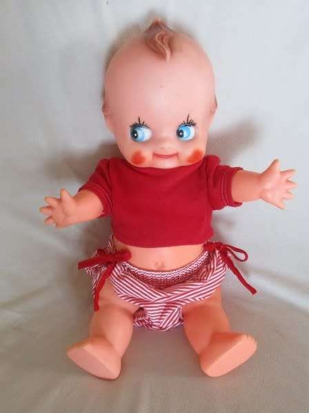 FOR ELIWAR 4960 ONLY - ADORABLE LARGE ROSY-CHEEKED VINTAGE KEWPIE - 39CM TALL