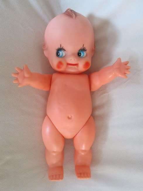 FOR ELIWAR 4960 ONLY - ADORABLE LARGE ROSY-CHEEKED VINTAGE KEWPIE - 39CM TALL