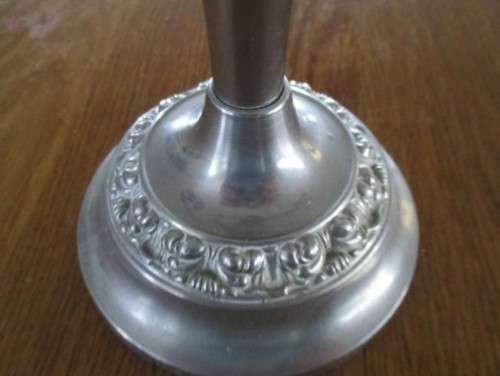 A LOVELY, ORNATE SILVER PLATED  IANTHE OF ENGLAND THREE ARM CANDELABRA