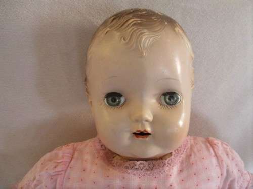 FOR RGERBER1987 ONLY - VINTAGE 1940's/50's COMPOSITION DOLL - LARGE - 49CM TALL