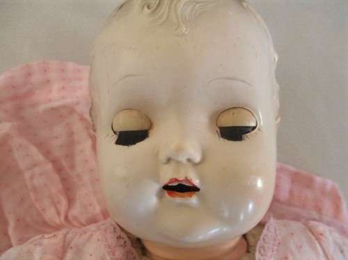 FOR RGERBER1987 ONLY - VINTAGE 1940's/50's COMPOSITION DOLL - LARGE - 49CM TALL
