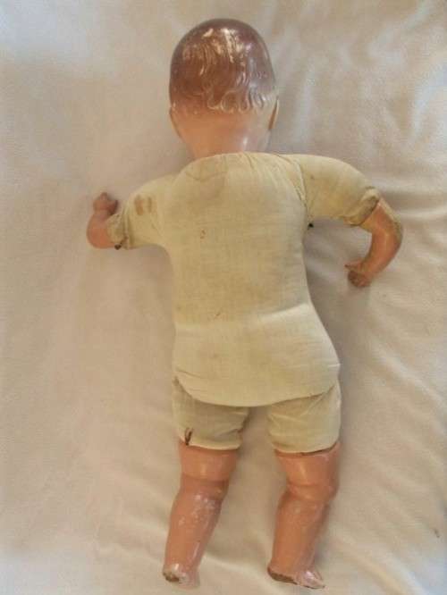 FOR RGERBER1987 ONLY - VINTAGE 1940's/50's COMPOSITION DOLL - LARGE - 49CM TALL