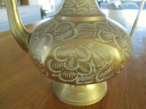 AN ENORMOUS (50CM TALL) AND VERY DECORATIVE TURKISH COFFEE POT/PITCHER - GREAT CONDITION