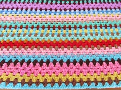 TWO REALLY LARGE VINTAGE CROCHETED BLANKETS - COMPLEMENT EACH OTHER (220CMX195CM & 290CMX180CM)