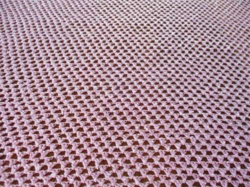 TWO REALLY LARGE VINTAGE CROCHETED BLANKETS - COMPLEMENT EACH OTHER (220CMX195CM & 290CMX180CM)