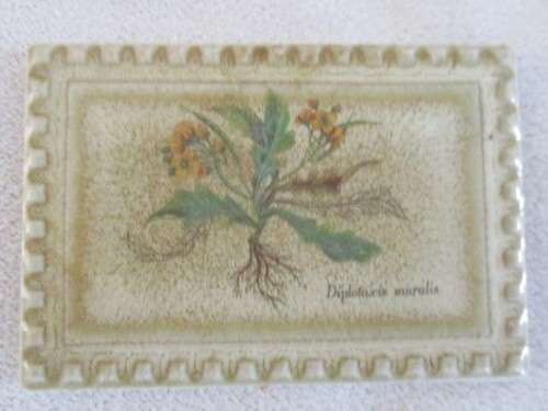 SEVEN SMALL DECORATIVE TILES - TWO MADE IN JAPAN
