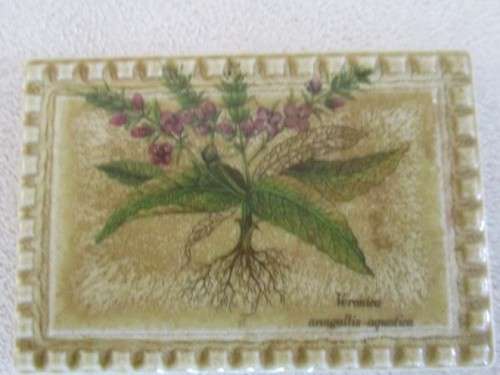 SEVEN SMALL DECORATIVE TILES - TWO MADE IN JAPAN