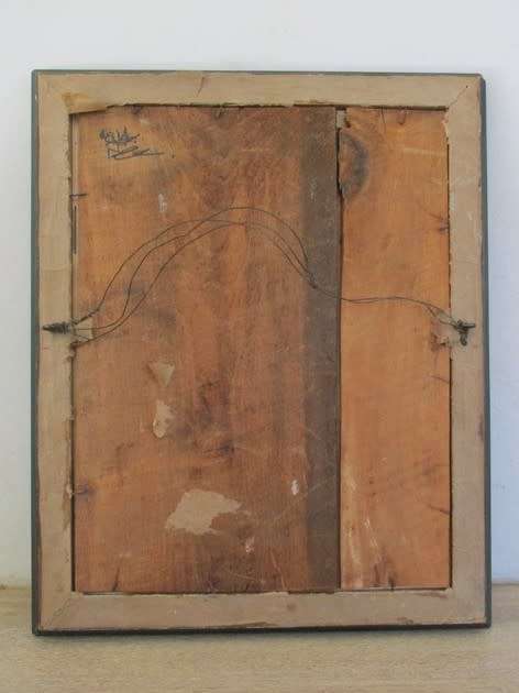 NOSTALGIC WALL DECOR WITH HISTORY - 1937 SIGNED CONFIRMATION CERTIFICATE  NEW APOSTOLIC CHURCH