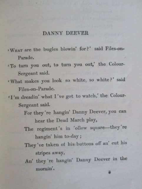 1920 - RUDYARD KIPLING - BARRACK-ROOM BALLADS  ( STILL WITH KIPLING'S "SWASTIKA" AND GANESHA EMBLEM)