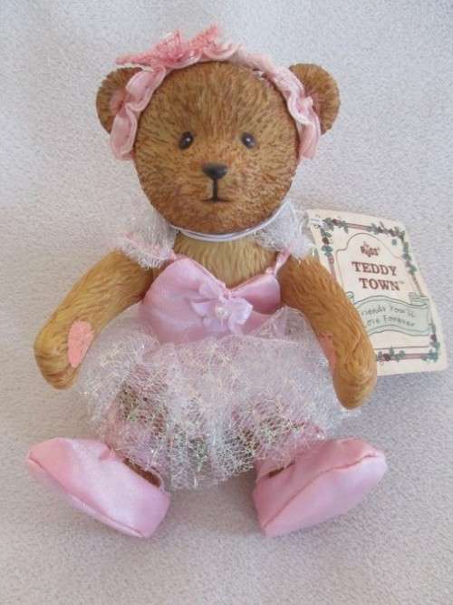 COLLECTABLE RUSS POSEABLE TEDDY TOWN BALLERINA - FRIENDS YOU'LL LOVE FOREVER
