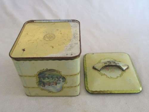RARE VINTAGE 1950's MB TEA TIN