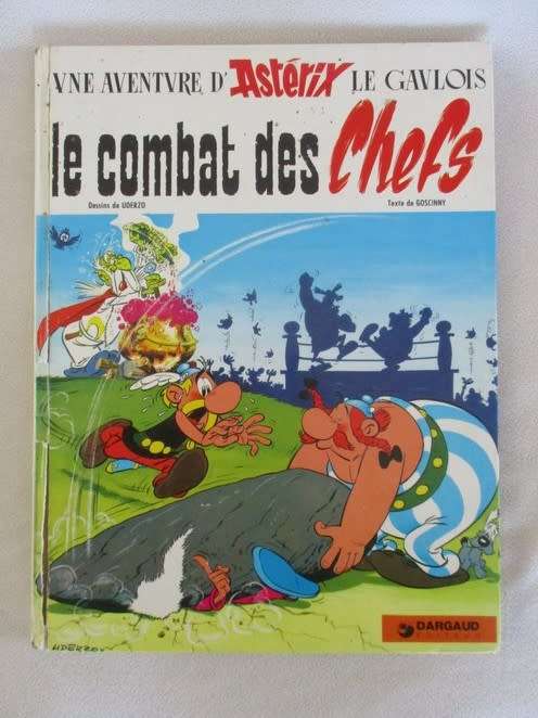 FOR THE ASTERIX COLLECTOR - 1980 HARDCOVER IN ORIGINAL FRENCH - ASTERIX AND THE BIG FIGHT