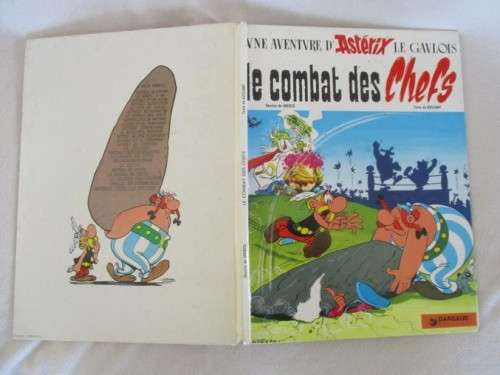 FOR THE ASTERIX COLLECTOR - 1980 HARDCOVER IN ORIGINAL FRENCH - ASTERIX AND THE BIG FIGHT