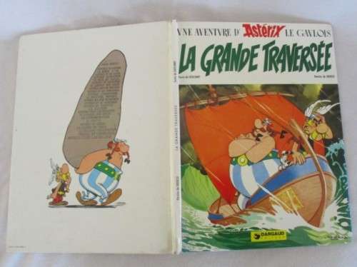 FOR THE ASTERIX COLLECTOR - 1980 HARDCOVER IN ORIGINAL FRENCH - ASTERIX AND THE GREAT CROSSING