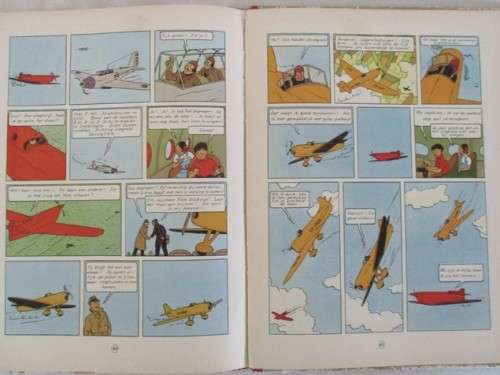 1951 HARD COVER, 1ST EDITION - BESTEMMING NEW YORK BY HERGE (AUTHOR OF THE TINTIN SERIES)