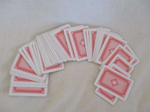 TWO PACKS OF MINIATURE PLAYING CARDS IN EXCELLENT CONDITION IN ORIGINAL CONTAINERS