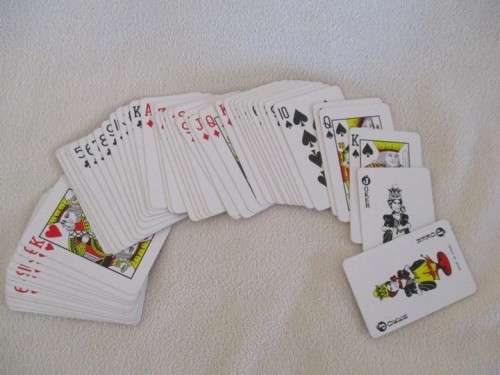 TWO PACKS OF MINIATURE PLAYING CARDS IN EXCELLENT CONDITION IN ORIGINAL CONTAINERS