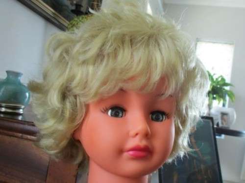 LARGE 92CM TALL VINTAGE PRIMA WALKING DOLL - CUTE OUTFIT PLUS ORIGINAL DRESS - STUNNING CONDITION!!