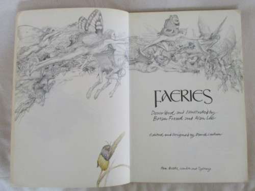 AN AWESOME BOOK ON FAIRIES (DEFINITELY NOT FOR CHILDREN) - FAERIES BY BRIAN FROUD AND ALAN LEE