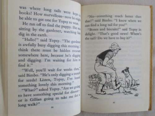 FOR BONJOURPARIS40 ONLY - 1990 HARD COVER - COLLECTABLE ENID BLYTON BOOK - BIMBO AND TOPSY