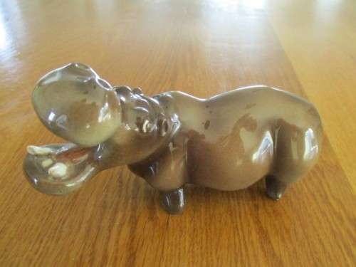 COLLECTABLE SOUTH AFRICAN CHEVAL CERAMICS - TWO HIPPOS